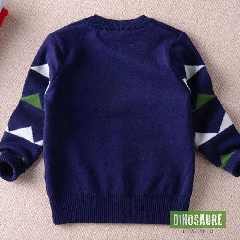 pull dinosaure t rex bleu