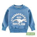 pull dinosaure t rex bleu