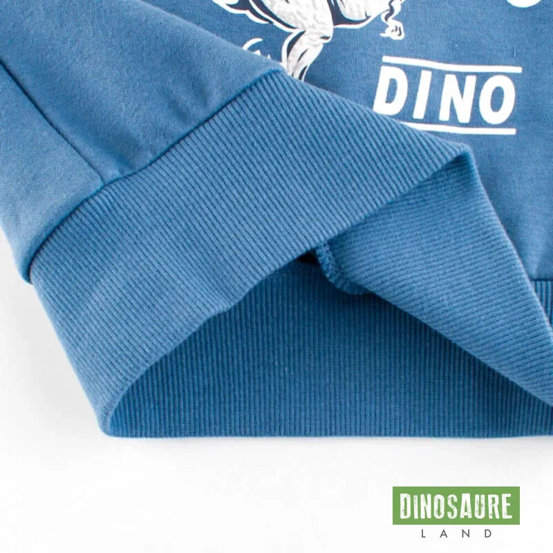 pull dinosaure t rex bleu