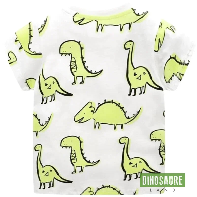 T-Shirt Dessin Dinosaure