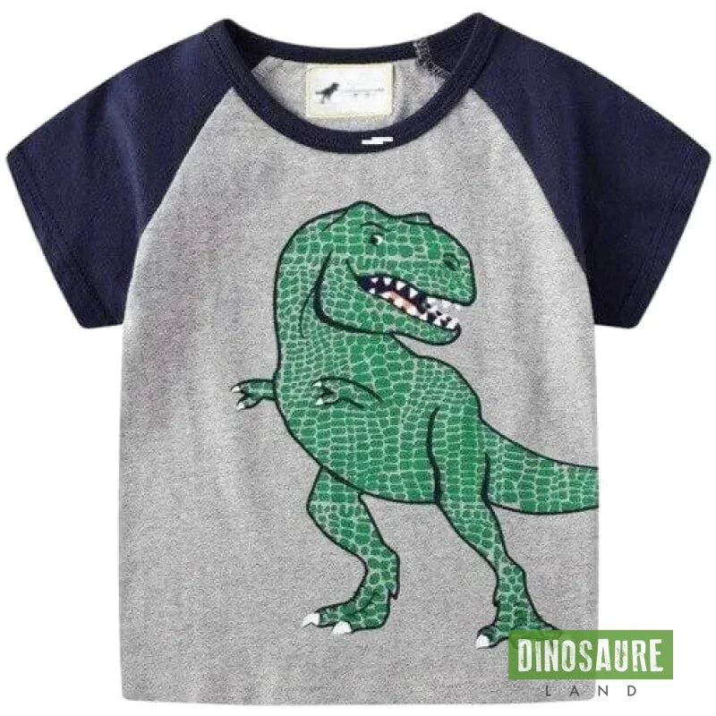 T-Shirt Dinosaure à Écailles