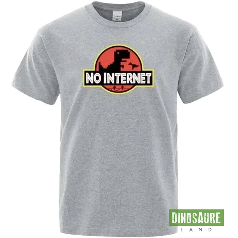 T-shirt Dinosaure No Internet