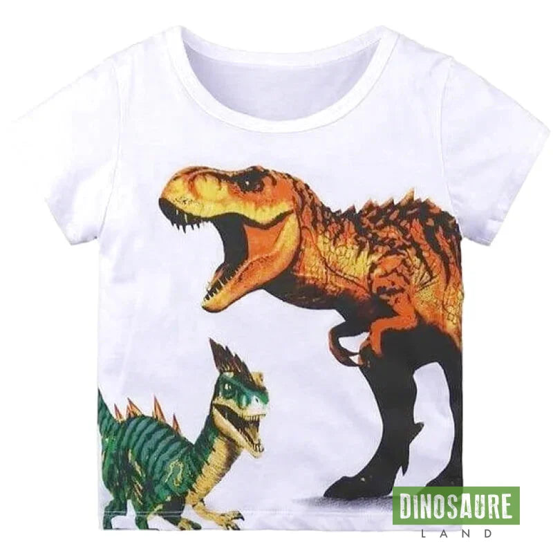 T-shirt Dinosaure Amis T-Rex et Allosaure