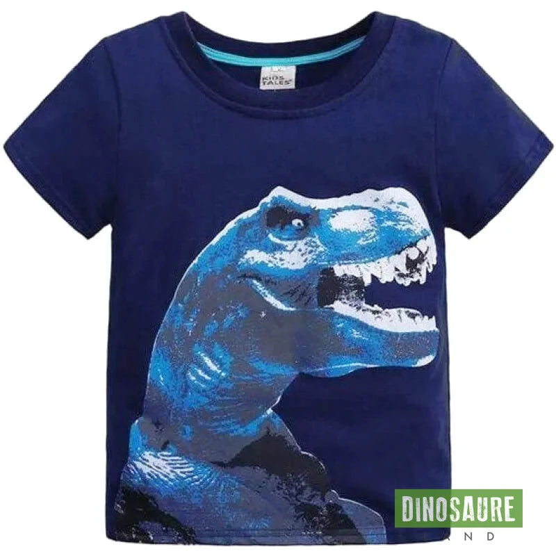T-shirt Dinosaure Blue Tyrannosaurus