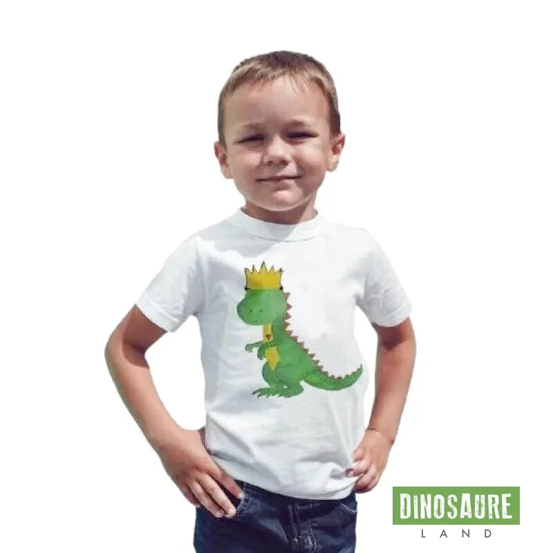 T-Shirt Dinosaure Couronne