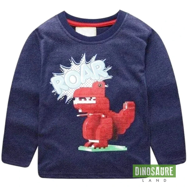 T-Shirt Dinosaure Cubique