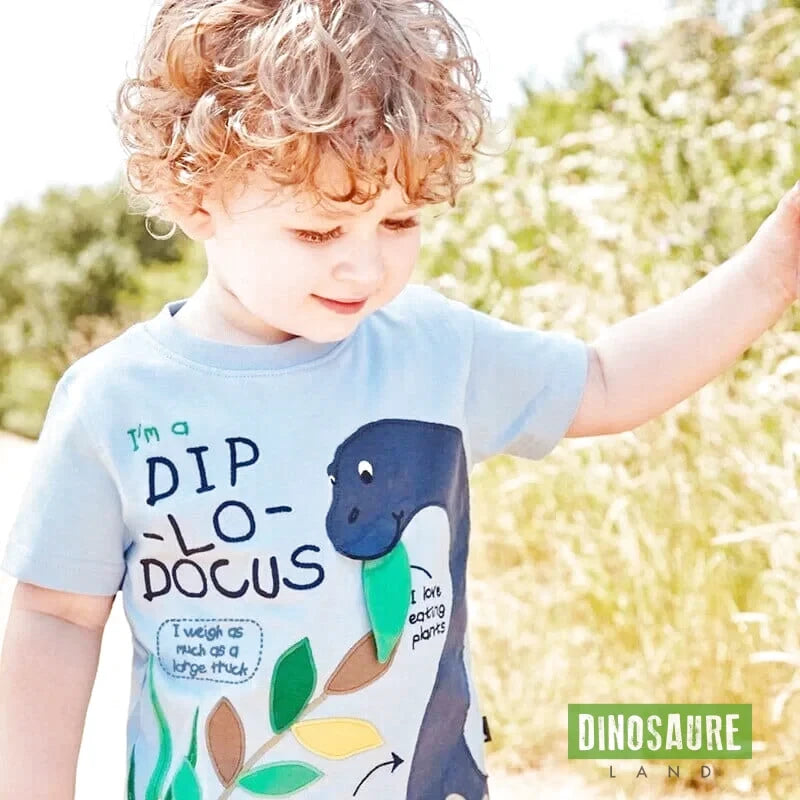 T Shirt Dinosaure Garcon