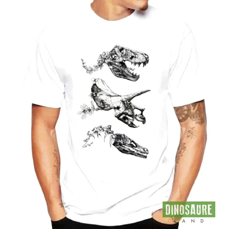 tee shirt dinosaure homme