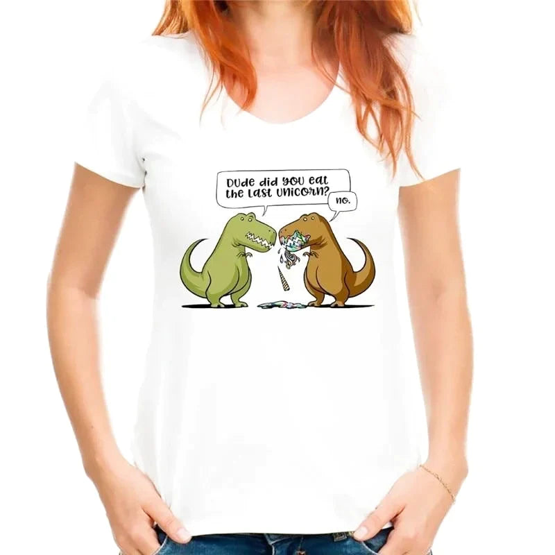 T Shirt Dinosaure Humour Femme