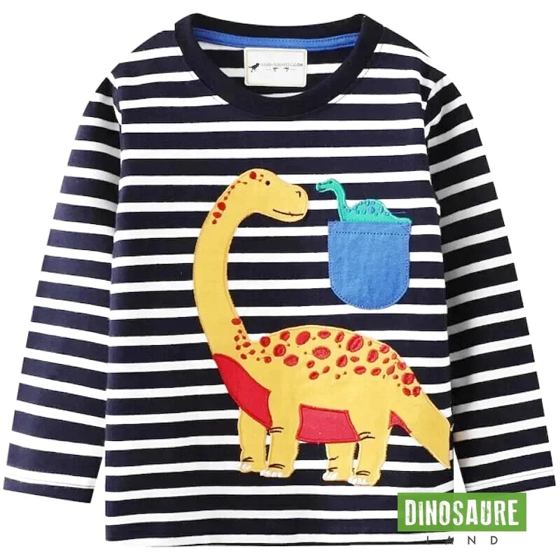 T Shirt Dinosaure Mariniere