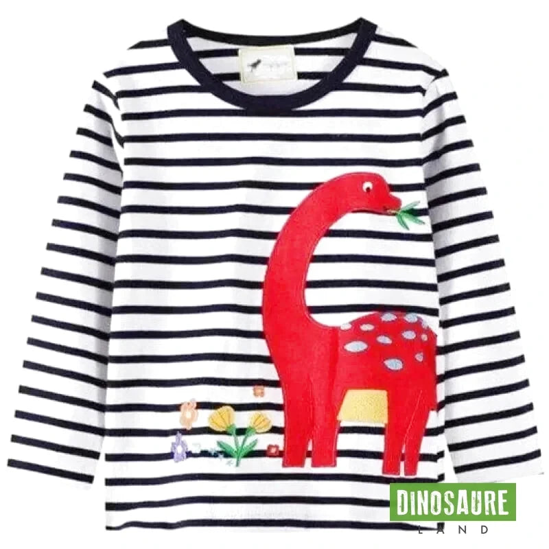 T-Shirt Dinosaure Mignon Diplodocus