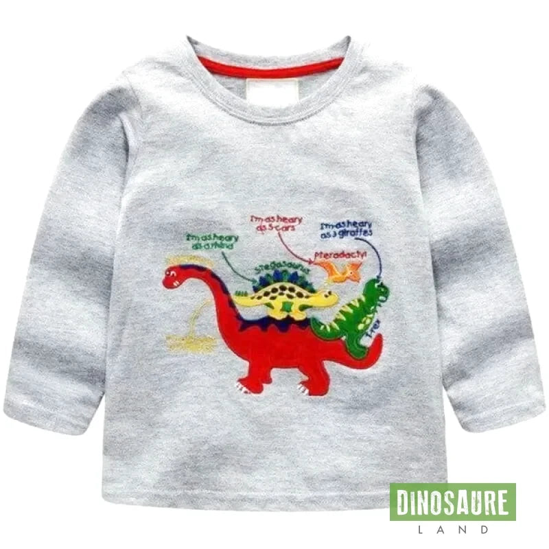 T-Shirt Dinosaure Morphologie