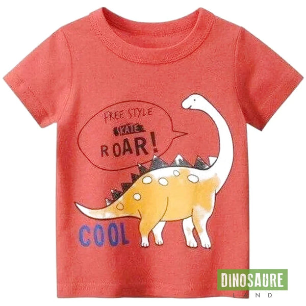 T-Shirt Dinosaure Petit Diplodocus