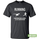 T-shirt Dinosaure Running Noir