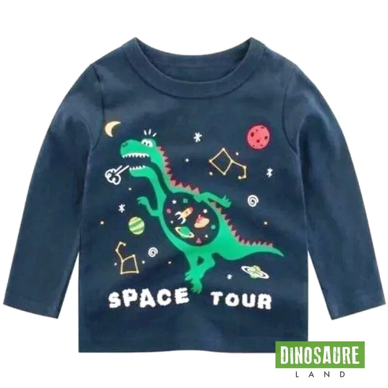 t shirt dinosaure space tour