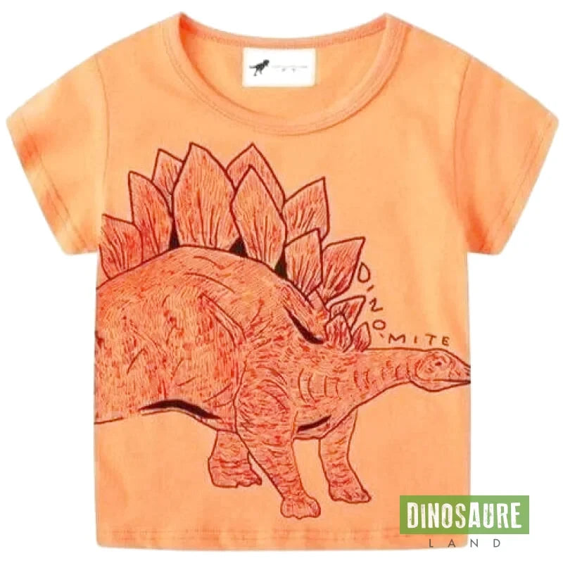 T-Shirt Dinosaure Stégosaurus