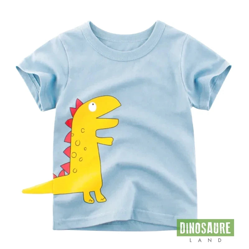 T-shirt dinosaure T-Rex Mignon Jaune