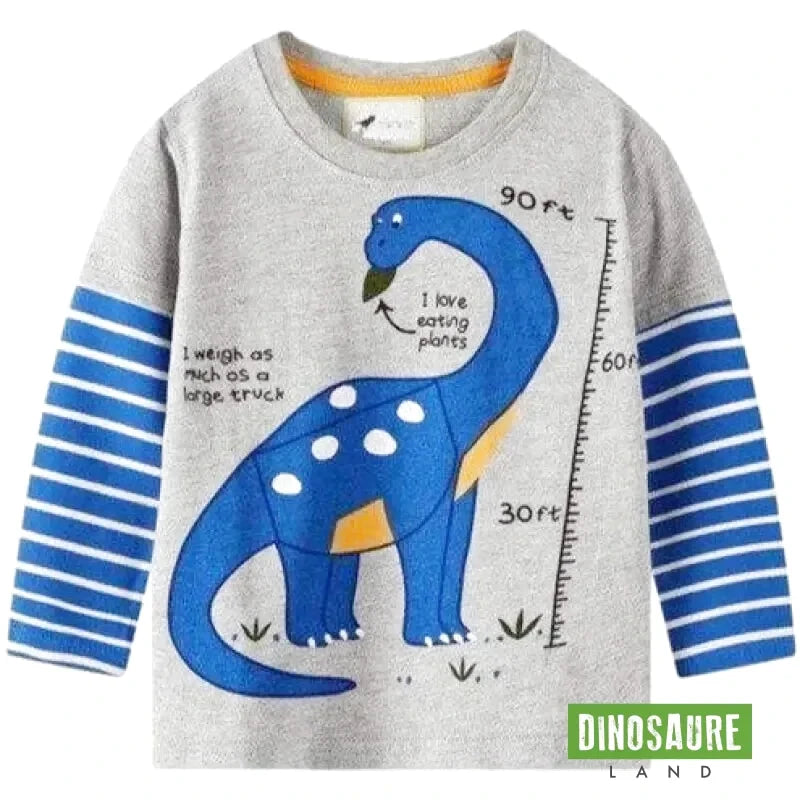 T-Shirt Dinosaure Taille Diplodocus