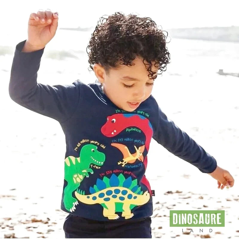 T-Shirt Dinosaures À Découvrir