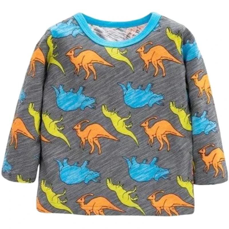 T-Shirt Dinosaures Coloriés