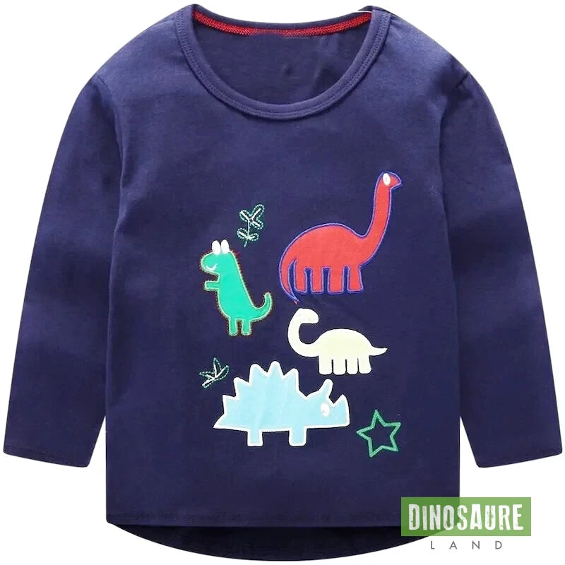 T-Shirt Dinosaures Multicolores