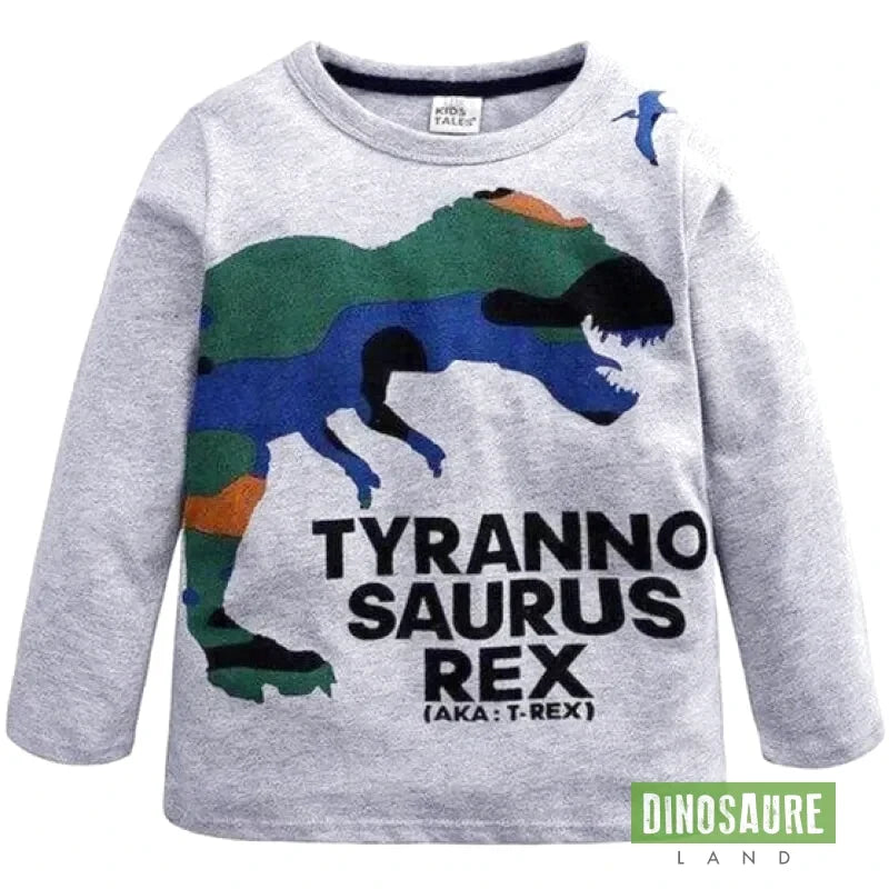 T-Shirt Garçon Dinosaure 8 Ans