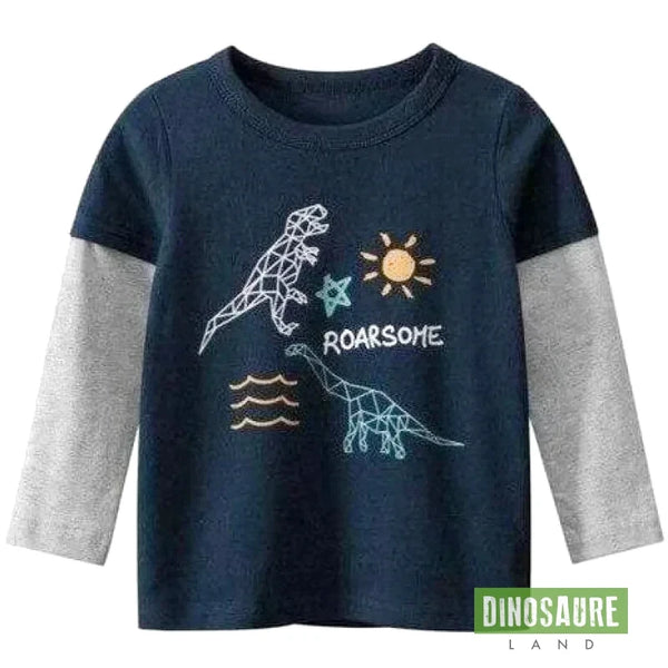 T-Shirt Mouvement Artistique Dinosaure