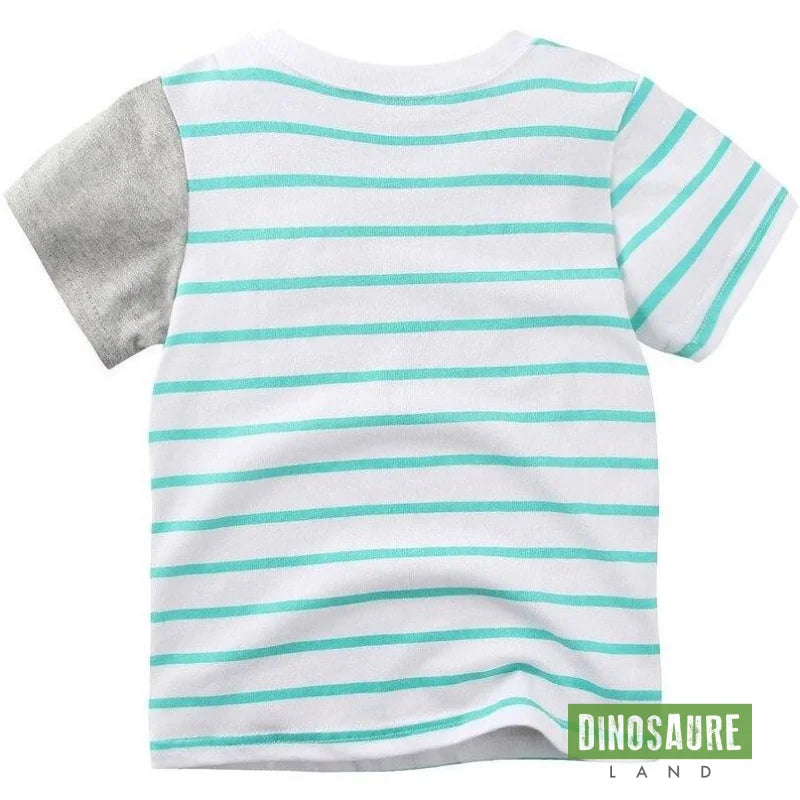 T-Shirt Petit Dinosaure À Crête