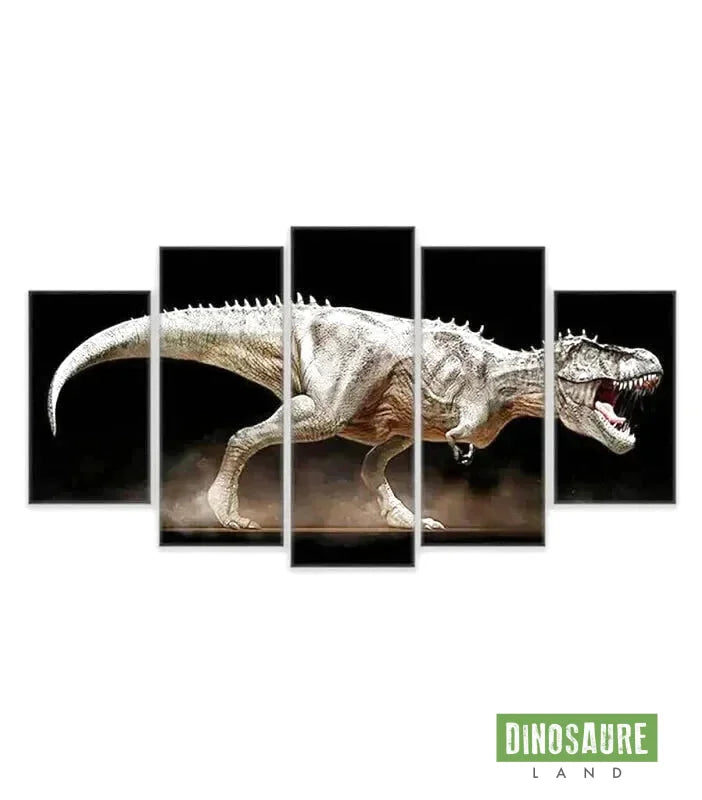 tableau dinosaure multi panneaux