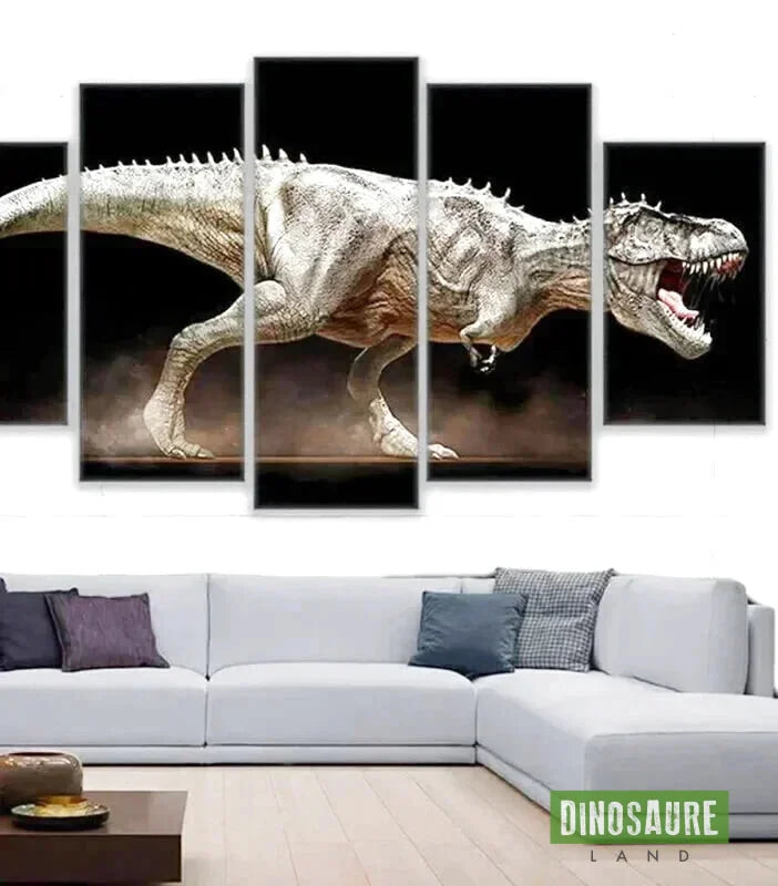 tableau dinosaure multi panneaux