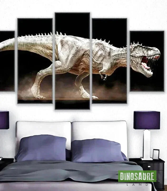 tableau dinosaure multi panneaux