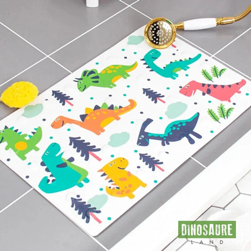 tapis de bain dinosaure