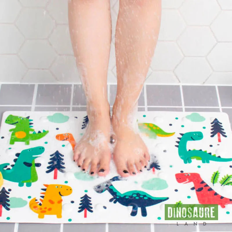 tapis de bain dinosaure