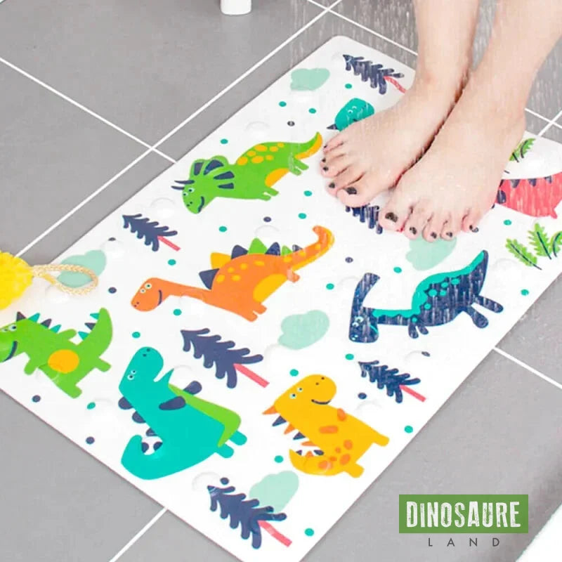 tapis de bain dinosaure