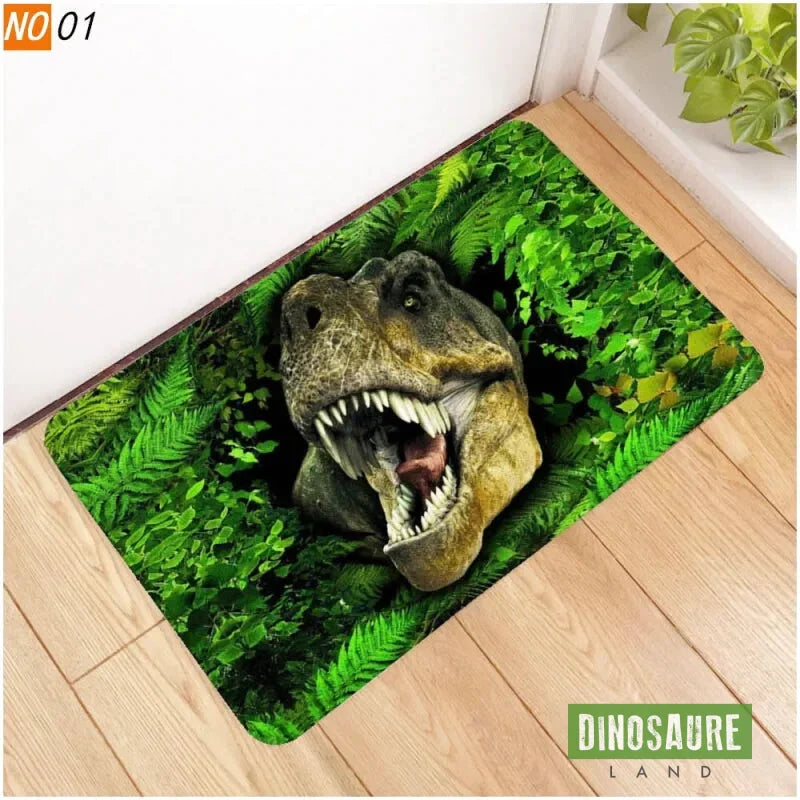 tapis entree dinosaure