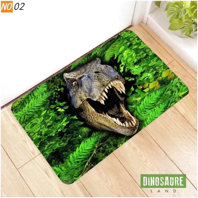 tapis entree dinosaure