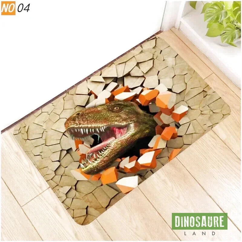 tapis entree dinosaure