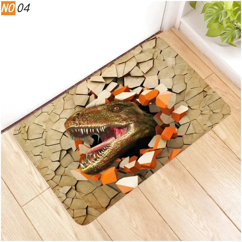 tapis entree dinosaure