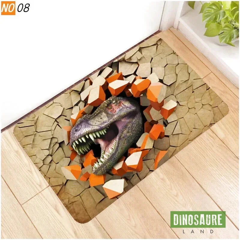 tapis entree dinosaure