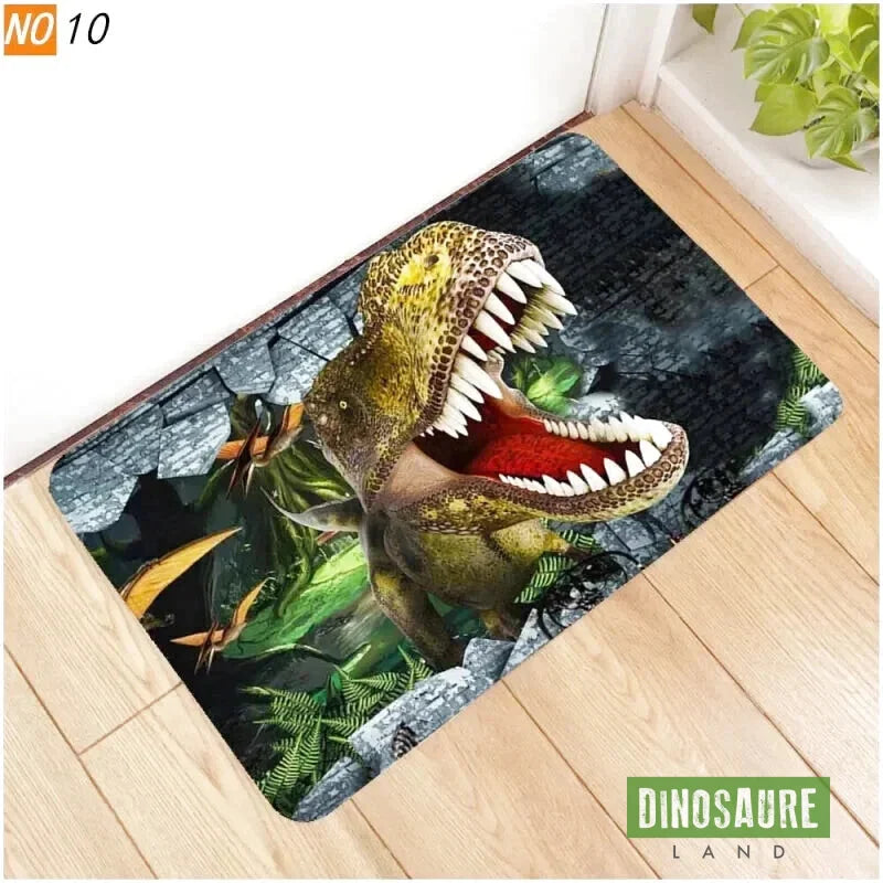 tapis entree dinosaure