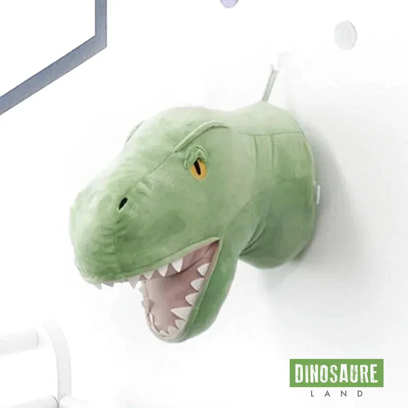 Tête Dinosaure Peluche 25cm