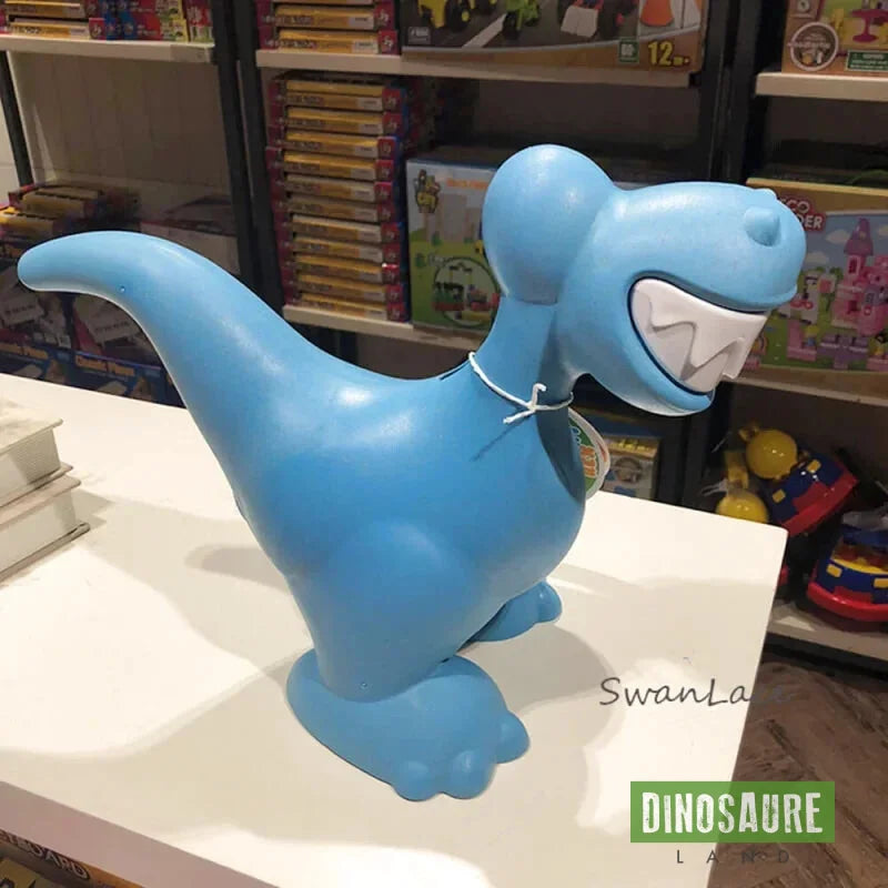 tirelire dinosaure plastique bouchon