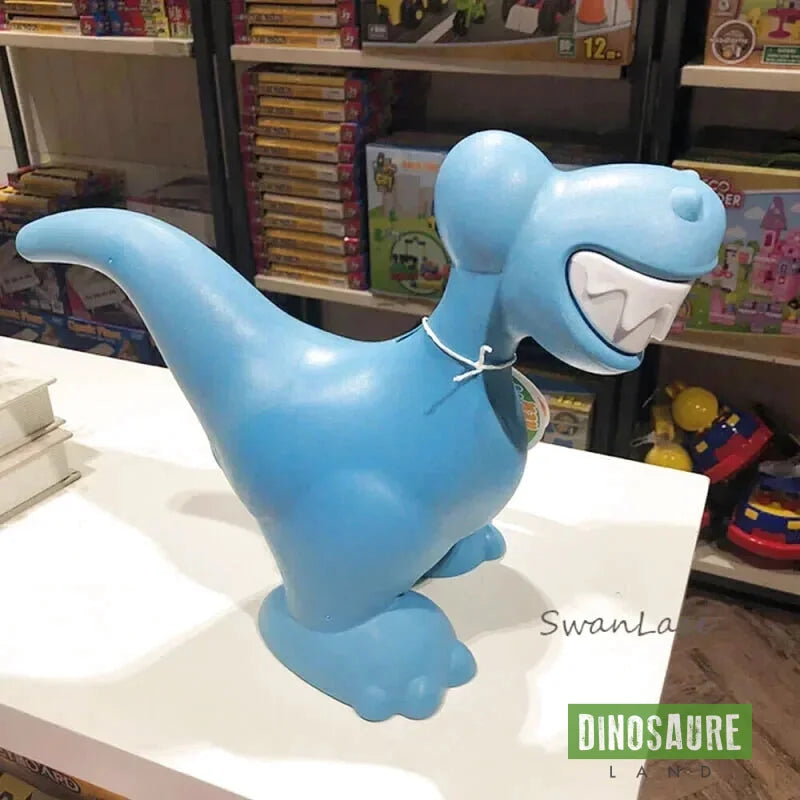 tirelire dinosaure plastique bouchon