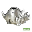Tirelire Dinosaure Tricératops Métallique