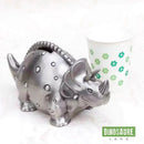 tirelire dinosaure metallique