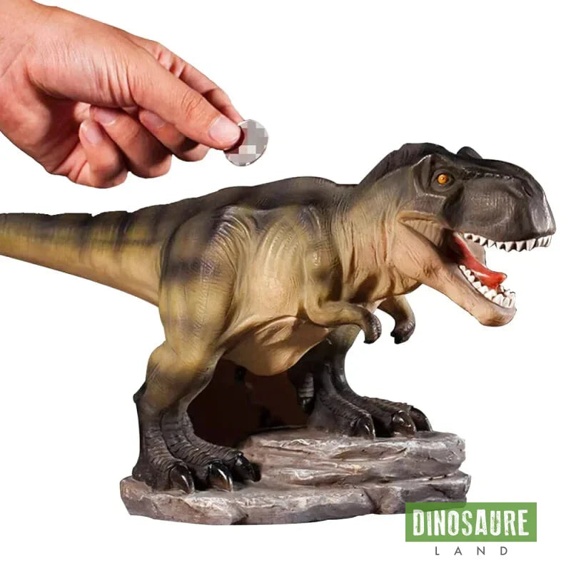 tirelire dinosaure tyrannosaure rex