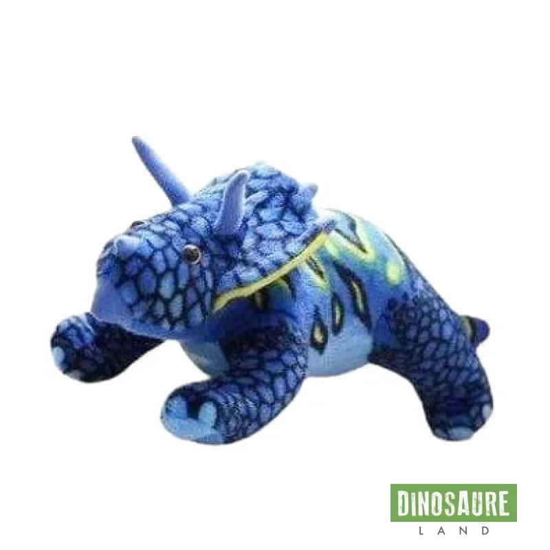 Tricératops en Peluche Bleu