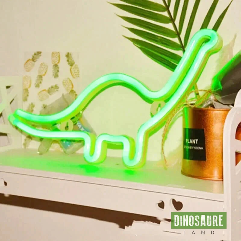 veilleuse lampe dinosaure diplodocus brachiosaure