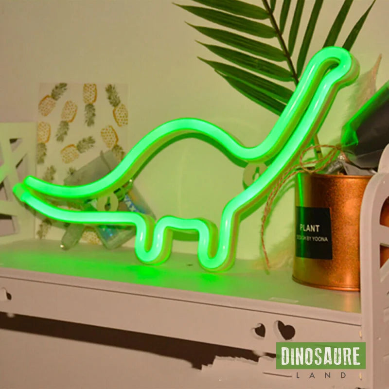 veilleuse lampe dinosaure diplodocus brachiosaure