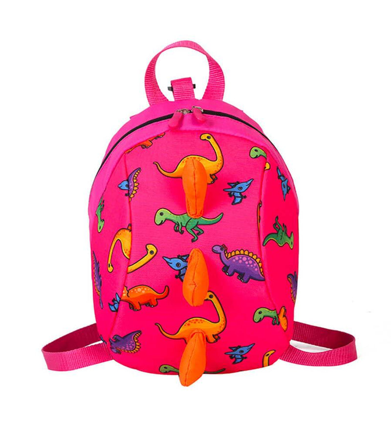 cartable dinosaure enfant dessin rose